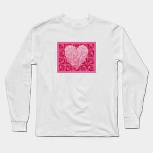 Roses and Hearts Long Sleeve T-Shirt